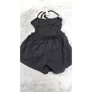 Victoria Secret Pink XS Black Ultimate Runsie NWT Athletic